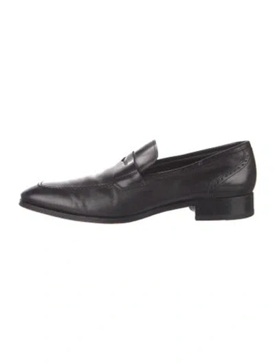 Pre-owned To Boot New York Leather Loafers In Black