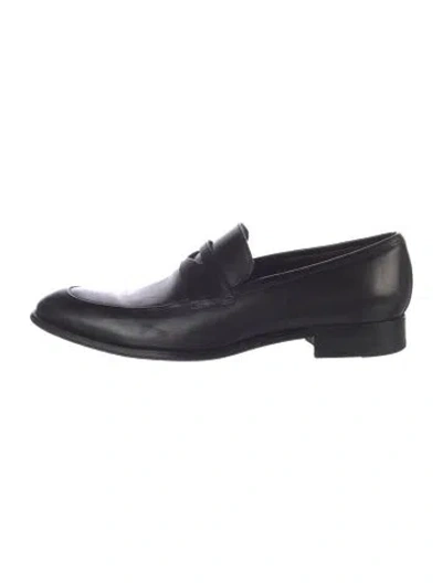 Pre-owned To Boot New York Leather Monk Straps In Black