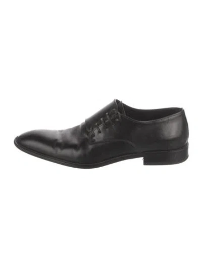 Pre-owned To Boot New York Leather Monk Straps In Black