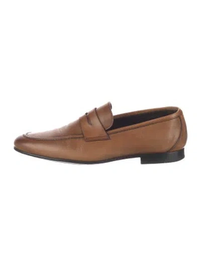Pre-owned To Boot New York Leather Monk Straps In Brown