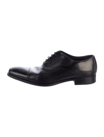 Pre-owned To Boot New York Leather Oxfords In Blue
