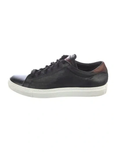 Pre-owned To Boot New York Leather Sneakers In Black