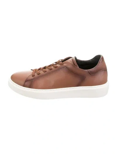 Pre-owned To Boot New York Leather Sneakers In Brown