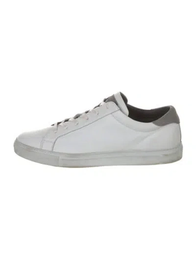Pre-owned To Boot New York Leather Sneakers In White
