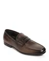 To Boot New York Alek Penny Loafer In Burnished Brown
