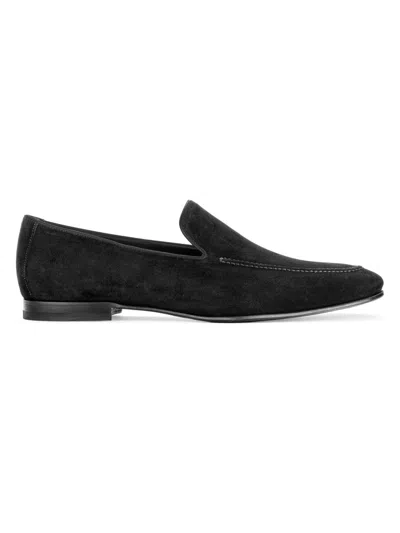 To Boot New York Men's Beamon Suede Leather Loafers In Black
