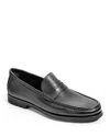 To Boot New York Belfast Lugged Penny Loafer In Nero