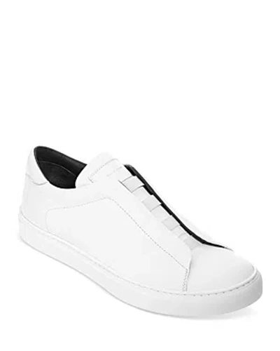To Boot New York Men's Bolla Leather Slip-on Sneakers In White