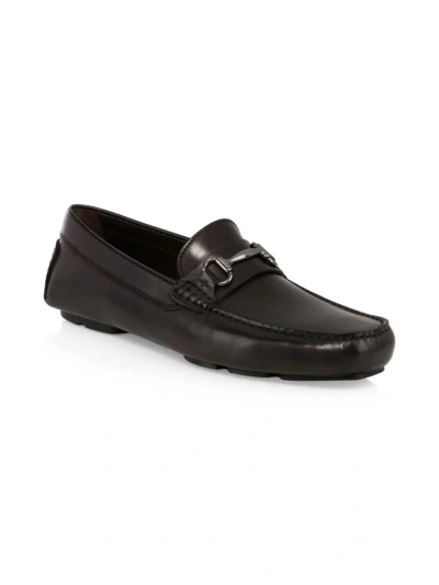 To Boot New York Men's Del Amo Leather Drivers In Black