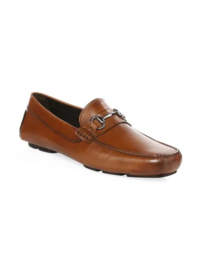 To Boot New York Men's Del Amo Leather Drivers In Cognac