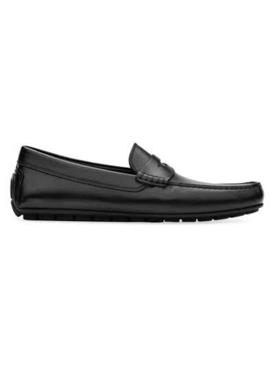 To Boot New York Men's Lucien Leather Penny Driving Loafers In Nero