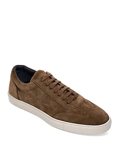 To Boot New York Men's Matlock Lace Up Trainers In Mid Brown Suede
