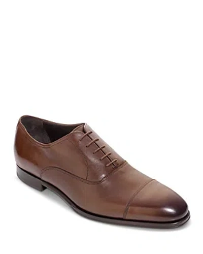 To Boot New York Men's Nico Lace Up Cap Toe Oxford Dress Shoes In Dark Brown