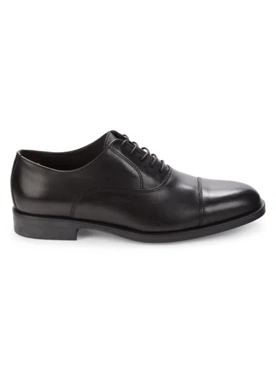 To Boot New York Men's Pienz Cap Toe Leather Oxford Shoes In Nero