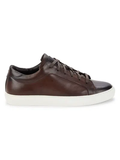 To Boot New York Men's Pullman Low Top Leather Sneakers In Brown