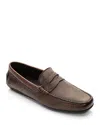 To Boot New York Vieques Grained Leather Loafers In Cognac