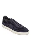 To Boot New York Men's Wilton Lace Up Suede Sneakers In Blue