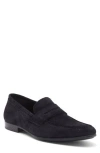 To Boot New York Merrill Penny Loafer In Camoscio Blue