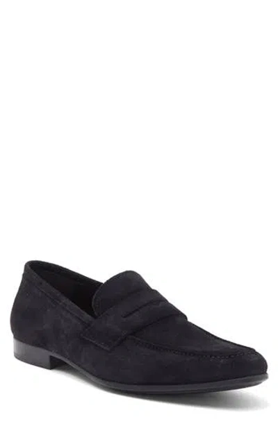To Boot New York Merrill Penny Loafer In Camoscio Blue