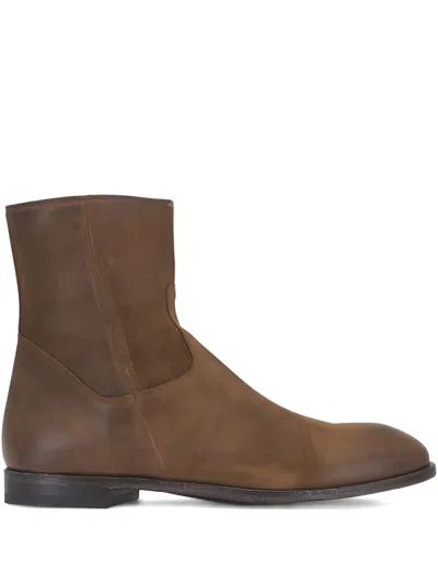 To Boot New York Nils Zip Boots In Brown