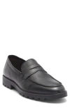To Boot New York Orman Lug Sole Penny Loafer In Black