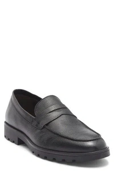 To Boot New York Orman Lug Sole Penny Loafer In Black