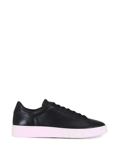To Boot New York Randolph Leather Sneakers In Black