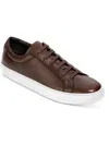 To Boot New York Burnished Leather Sneakers In Brown