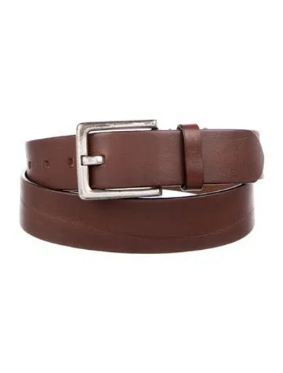 Pre-owned To Boot New York Skinny Leather Belt In Brown