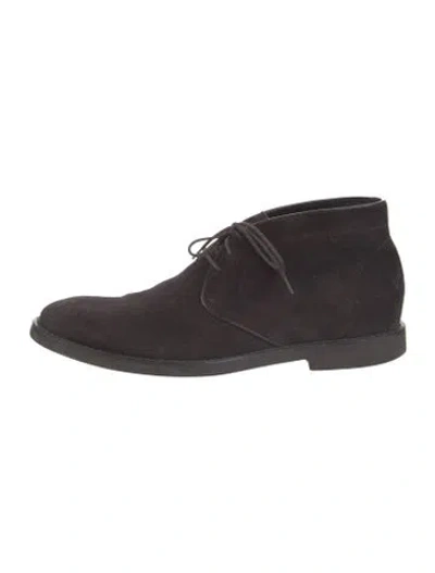 Pre-owned To Boot New York Suede Derby Shoes In Brown