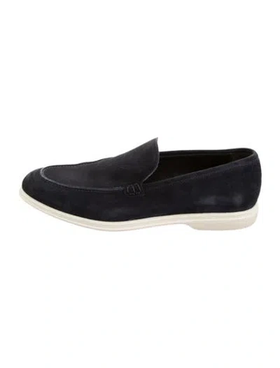 Pre-owned To Boot New York Suede Loafer Sneakers In Blue