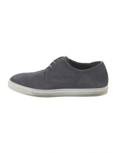 Pre-owned To Boot New York Suede Sneakers In Blue