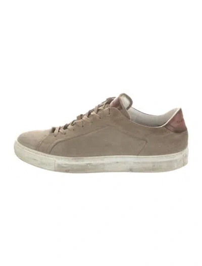 Pre-owned To Boot New York Suede Sneakers In Neutral