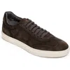 To Boot New York Men's Wilton Lace Up Suede Sneakers In Dark Brown