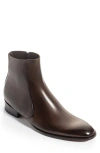 To Boot New York Wright Plain Toe Zip Boot In Brown