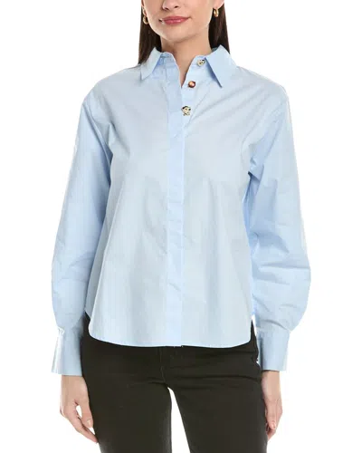 To My Lovers Button Shirt In Blue