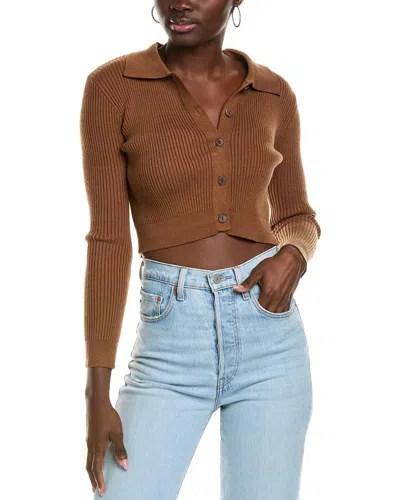 To My Lovers Cardigan In Brown