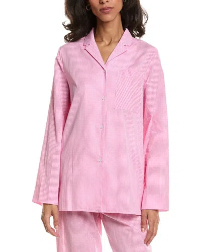 To My Lovers Check Top In Pink