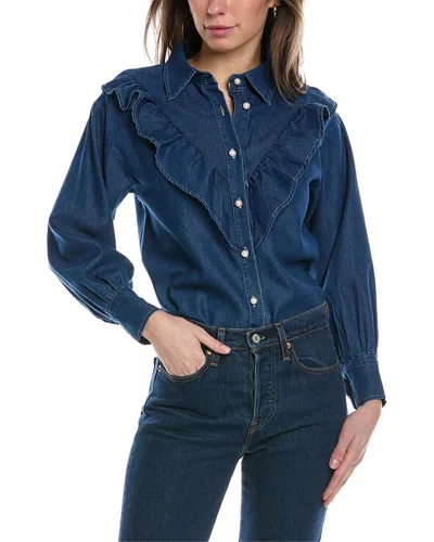 To My Lovers Denim Shirt In Blue