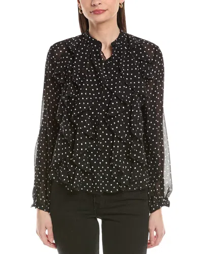 To My Lovers Dot Blouse In Black
