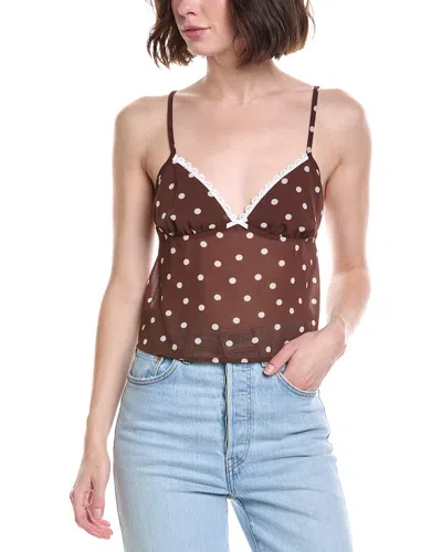 To My Lovers Dot Top In Brown