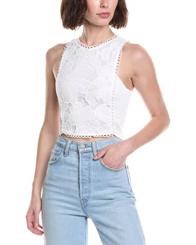To My Lovers Embellished Top In White