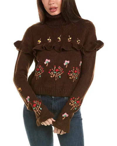 TO MY LOVERS TO MY LOVERS EMBROIDERED SWEATER