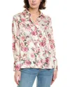 To My Lovers Floral Blouse In White