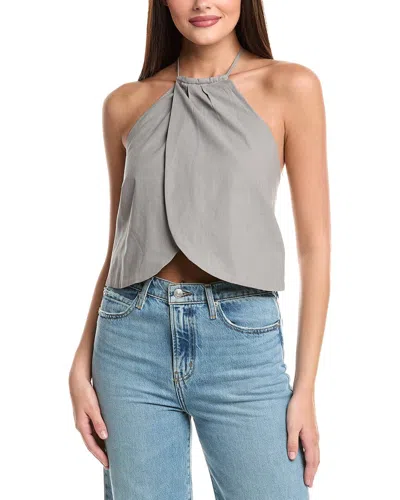 To My Lovers Halter Top In Gray