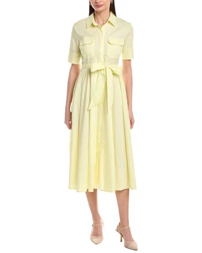 To My Lovers Maxi Shirt Dress In Yellow