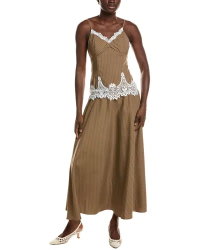 To My Lovers Midi Dress In Brown