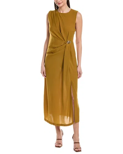To My Lovers Midi Dress In Gold