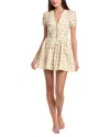 To My Lovers Mini Dress In Neutral