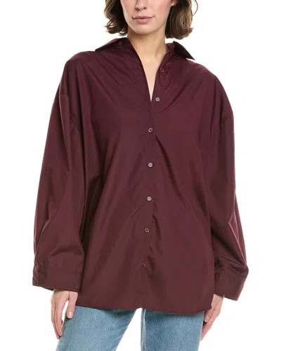 To My Lovers Oversized Shirt In Red